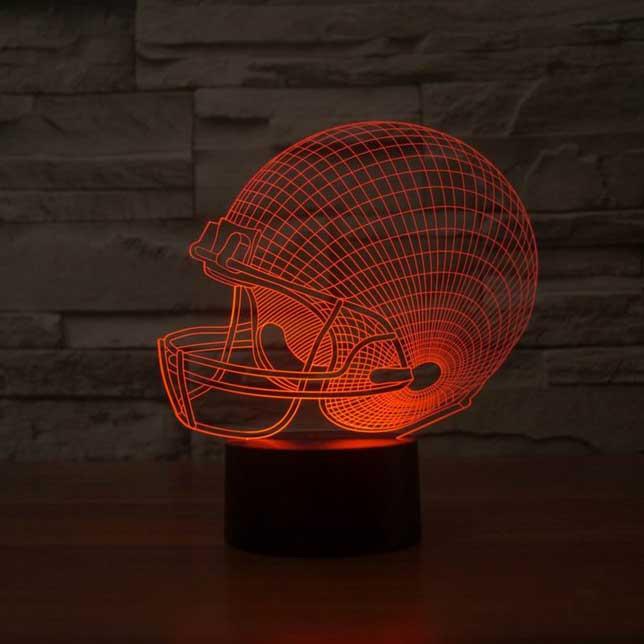 Football Helmet 3D Illusion Lamp