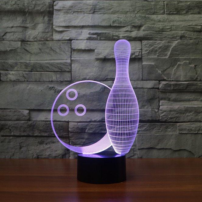 Bowling 3D Illusion Lamp