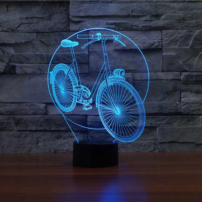Cycle 3D Illusion Lamp