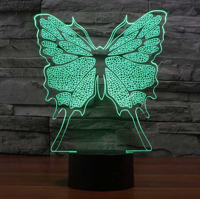 Butterfly 3D Illusion Lamp